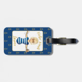 Voor haar grappige leuke nautische cruise vakantie bagagelabel (Achterkant horizontaal)