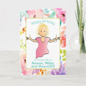 Voor haar grappige sassy sarcastische vriend verja kaart (Voorkant)