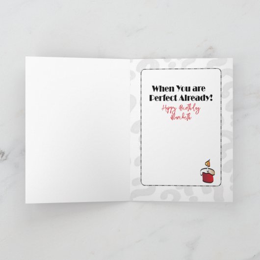 Voor haar gratis lieve vrouw verjaardag kaart (Binnen)