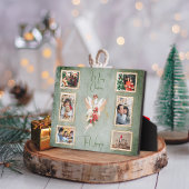 Voor haar kerst fee multi foto collage fotoplaat