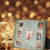 Voor haar kerst fee multi foto collage fotoplaat