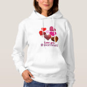 Voor haar liefhebbende liefhebber hoodie (Voorkant)