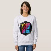 Voor haar mama nieuwe moeder voeg uw logo hier toe trui (Voorkant volledig)