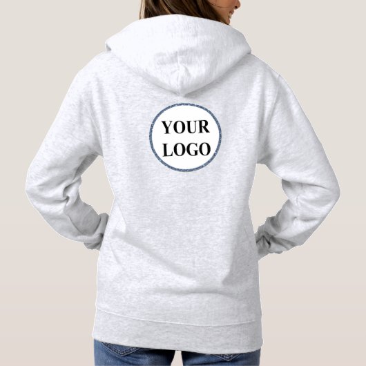 Voor haar mama nieuwe moeder VOEG UW LOGO TOE HIER Hoodie (Achterkant)