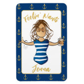 Voor haar meisjes reis grappige reis cruise deur magneet (Verticaal)