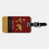 Voor haar moderne chique reizen elegant bagagelabel (Voorkant horizontaal)