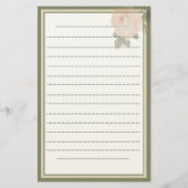 Voor haar rustieke bloemen briefpapier (Achterkant)