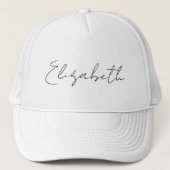 Voor haar scriptnaam Elegant Girls' Modern Trucker Pet (Voorkant)