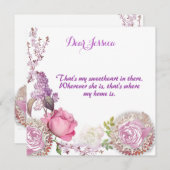 Voor haar Valentijnse liefhebber  Rozen Feestdagenkaart (Voorkant / Achterkant)