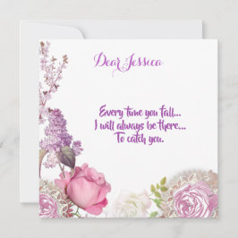 Voor haar Valentijnse liefhebber Rozen Feestdagenkaart