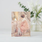 Vóór haar verschijning in detail briefkaart (Staand voorkant)