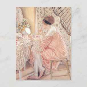 Vóór haar verschijning in detail briefkaart