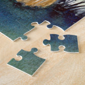 Voor Halloween Black Cat en The Witch Sterrennacht Legpuzzel (Zijkant)