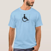 voor handicap toegankelijk t-shirt (Voorkant)
