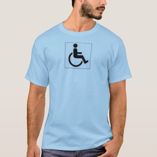 voor handicap toegankelijk t-shirt (Voorkant)