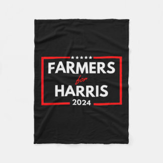 Voor Harris 2024 Presidentsverkiezingen stemming K Fleece Deken