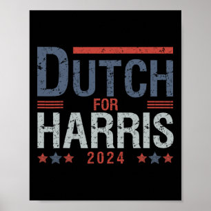 Voor Harris 2024 Verkiezing President Kamala Harri Poster