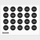 Voor Harris 24 Hotties voor Harris 2024 T-shirt 3 Ronde Sticker (Vel)