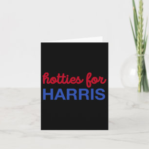 Voor Harris 24 Hotties voor Harris 2024 T-shirt Kaart