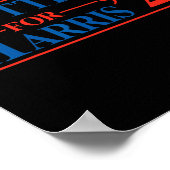 Voor Harris Shirt Kamala Harris voor President 202 Poster (Hoek)