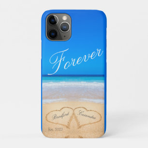 Voor   Harten in zand-strand Case-Mate iPhone Case