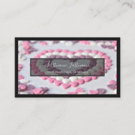 Voor heerlijk snoepgoed voor bakkerij- en banketba visitekaartje