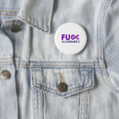 Voor Heimers Dementia Awareness Support Squad RIBB Ronde Button 5,7 Cm (In situ)