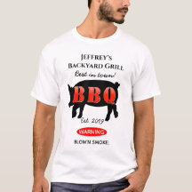 Voor hem Backyard Grilling BBQ Mannen T-Shirt TShi