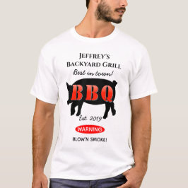 Voor hem Backyard Grilling BBQ Mannen T-Shirt TShi