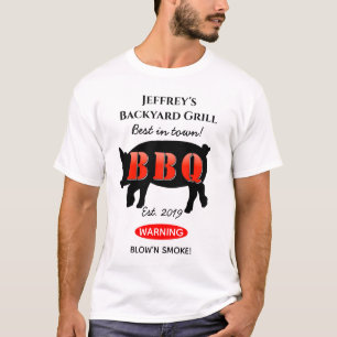 Voor hem Backyard Grilling BBQ Mannen T-Shirt TShi