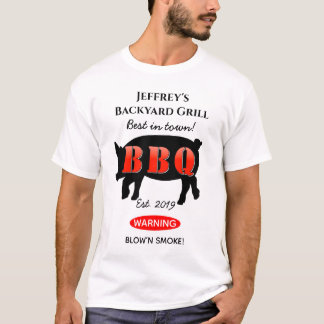 Voor hem Backyard Grilling BBQ Mannen T-Shirt TShi