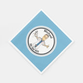 Voor hem Blue Doctor Medical Afstuderen Servet (Hoek)