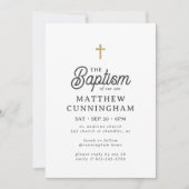 Voor hem eenvoudige, moderne gouden randapparatuur kaart (Voorkant)