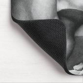 Voor hem met de hand getekende fijngemaakte kool v muismat (Hoek)