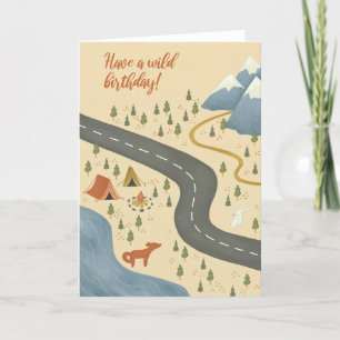 Voor hem of haar avonturiers Birthday Kaart