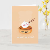 Voor hem of haar domme zum pun Birthday Kaart (Gele Bloem)