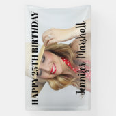 Voor hem of haar | Foto van Birthday Banner (Verticaal)