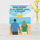 Voor hem of haar Sentimental Sunrise Birthday Kaar Kaart (Gele Bloem)