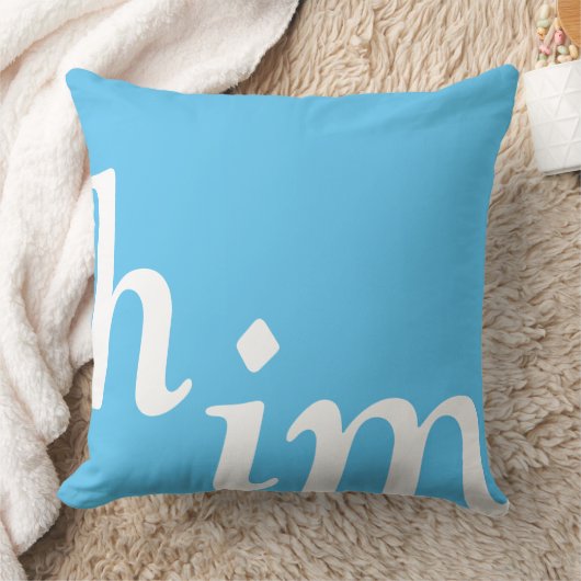 Voor hem of voor haar omkeerbaar kussen (Deken)