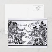 Voor hem Pudel, haal hem Peper" Briefkaart (Voorkant / Achterkant)