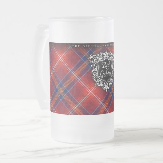 VOOR HEM Red Lichtie Glass Mok -  (Voorkant links)