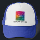 Voor hem voor haar witte en koninklijk blauwe lega trucker pet<br><div class="desc">Voor hem voor haar witte en koninklijke blauwe elegante moderne Sjabloon Creëer je je eigen Afbeelding Logo foto foto trucker Hat uploaden.</div>