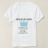 VOOR HEN DIE IN JEZUS GELOVEN EN HEM AANNEMEN T-SHIRT (Design voorkant)