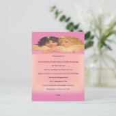 Voor hen is een begebed voor het helen briefkaart (Staand voorkant)