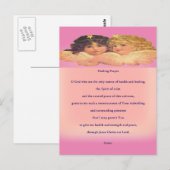 Voor hen is een begebed voor het helen briefkaart (Voorkant / Achterkant)