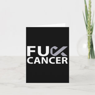 Voor hersenkanker FU FU Gray Ribbon Cancer Awarene Kaart