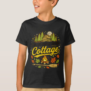 Voor het Aankomende Cottage Hockey Koppel Citaat T-shirt