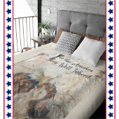 Voor het Amerika dat ze zullen erven Adelaar Fleece Deken