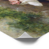 Voor het bad door William Bougereau Poster (Hoek)