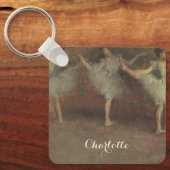 Voor het ballet van Edgar Degas, Vintage Fine Art Sleutelhanger (Voorkant)